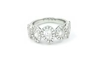 Anillo Valentina Callegher Mujer in Oro blanco Diamante 0.46 Ct 075403 - 075403